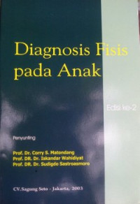 Diagnosis Fisis pada Anak Edisi ke-2